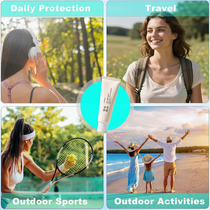 Korean Rice Sunscreen SPF 50+ Broad Spectrum PA++++, 1.7 Oz | No White Cast, Lightweight Mineral Formula, Probiotics, All Skin Types