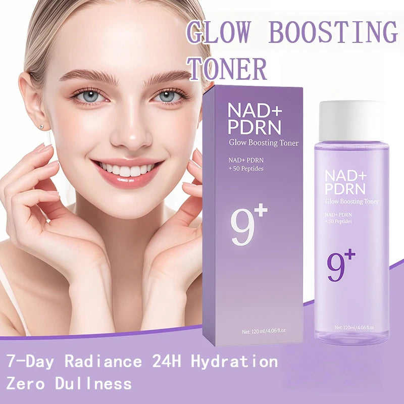 NAD+ BIO Lifting-Sil Firming Serum,Peptides Glowing Boosting Toner,Korean Dull Skin Care,Fade Fine Lines Elasticity Essence