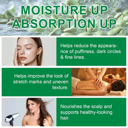 Cold-Pressed Green Arabica Coffee Oil 60Ml - 100% Pure Natural Carrier Oil for Skincare, Enhances Firmness, Deep Nourishment for Face, Body & Hair Care