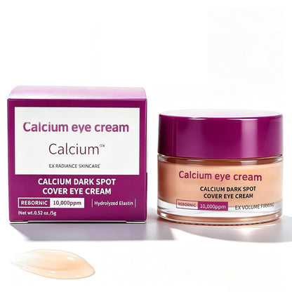 Calcium Dark Spot Eye Cream 15G – Niacinamide & Calcium Gluconate Eye Cream for Dark Circles, under Eye Bags & Sagging | Hydrolyzed Elastin EX Volume Firming Korean Eye Cream
