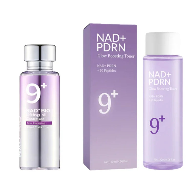 NAD+ BIO Lifting-Sil Firming Serum,Peptides Glowing Boosting Toner,Korean Dull Skin Care,Fade Fine Lines Elasticity Essence
